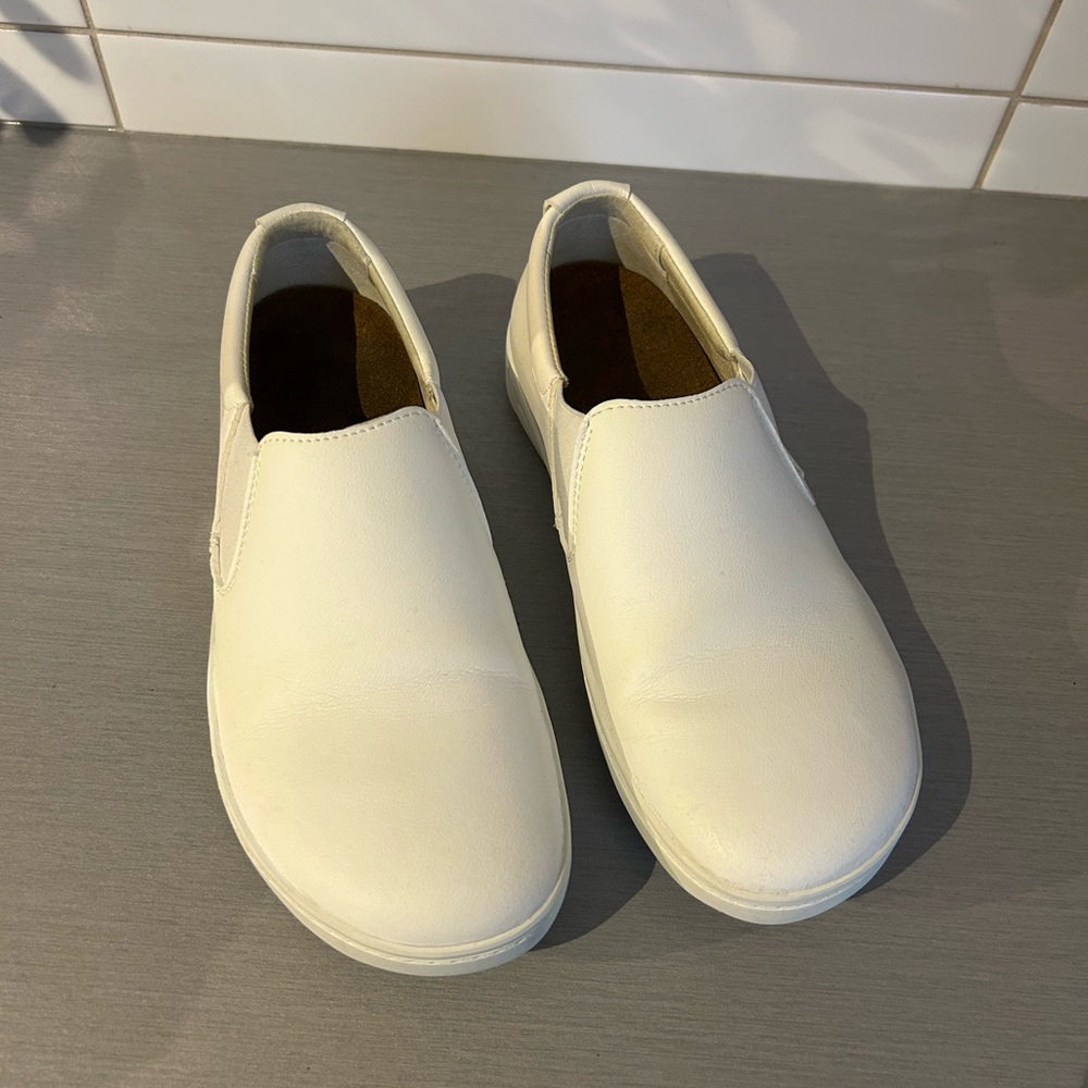 Birkenstock Women's Slip-On Flats in White